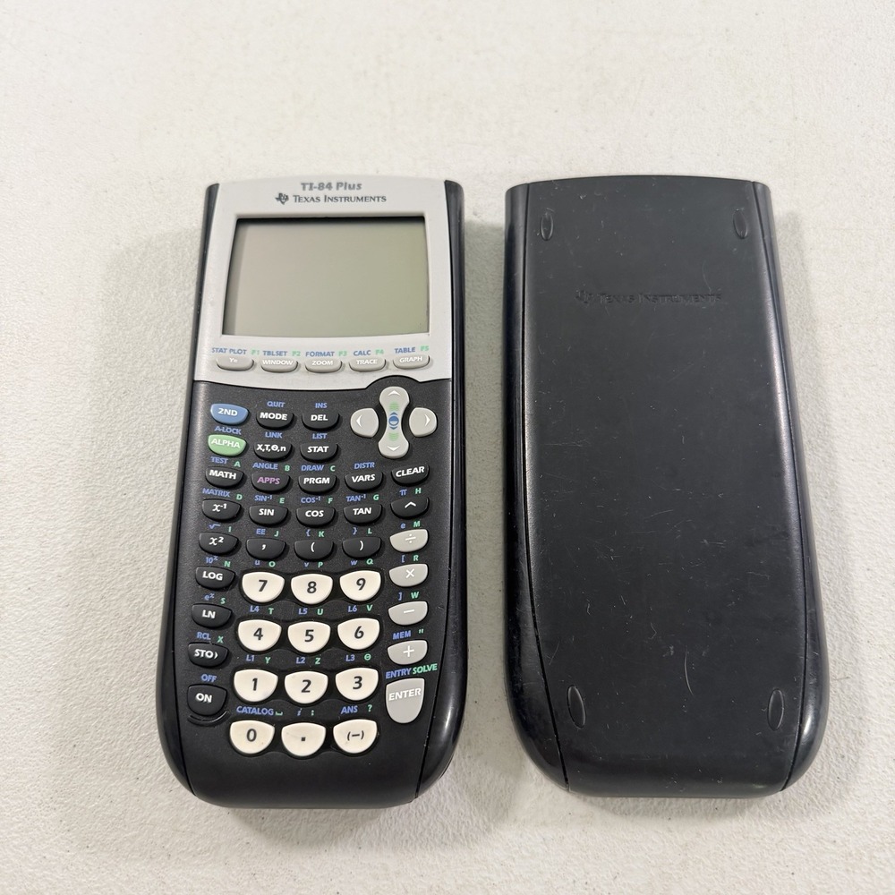 Texas Instruments TI-84 Plus Graphing Calculator With Cover FOR PARTS READ